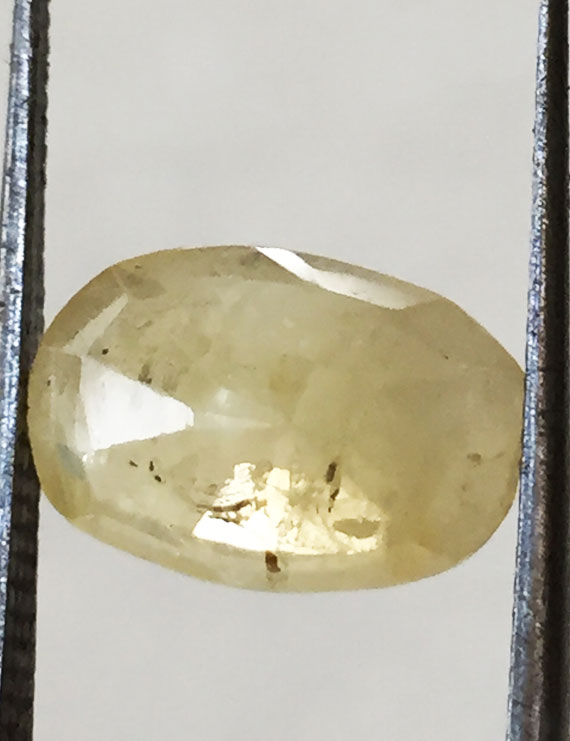4.66 ct/5.25 ratti Natural Certified Ceylon Pukhraj/Yellow Sapphire